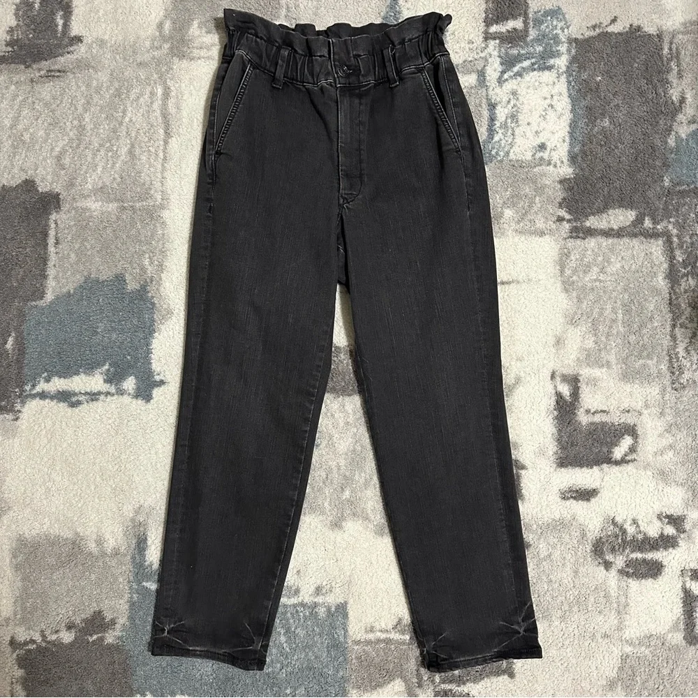 Express Super High Rise Paperbag Jeans - Picture 2 of 13